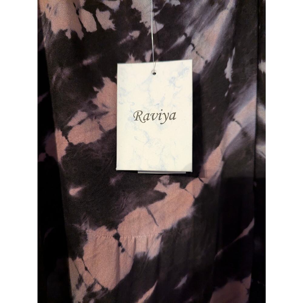 Pink Tie-Dye Maxi Swim Cover-Up Dress Raviya Size Medium - Picture 3 of 7